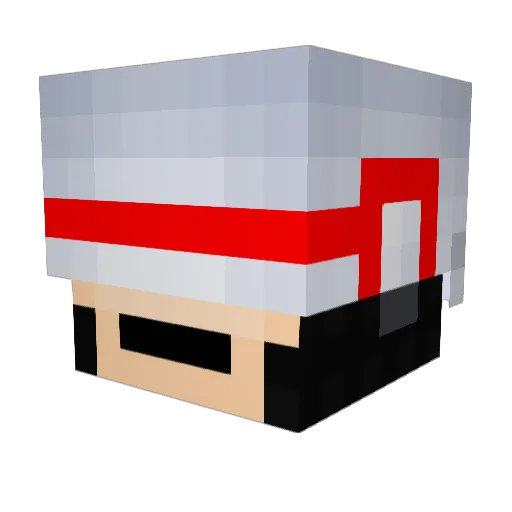 Skindex Minecraft avatar head, 3D render