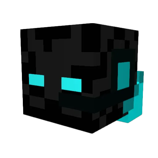 SkinnLP Minecraft avatar head, 3D render