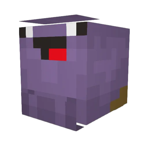 Skinnerbomb Minecraft avatar head, 3D render
