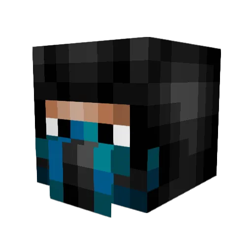 SkinnyBoy69 Minecraft avatar head, 3D render