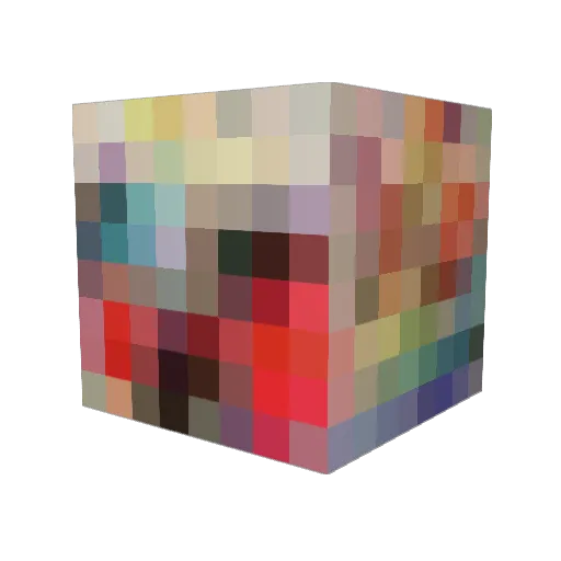 SkinnyGothFemboy Minecraft avatar head, 3D render