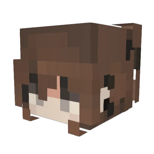 SkinnyJosiah Minecraft avatar head, 3D render