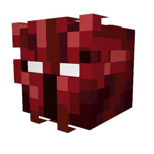 SkinnyWhiteBoi6 Minecraft avatar head, 3D render