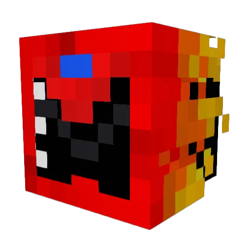 Skinnyjeans9 Minecraft avatar head, 3D render
