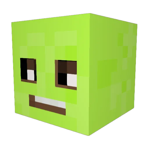 Skinnyzilla1 Minecraft avatar head, 3D render