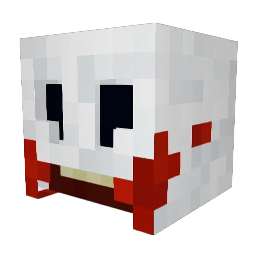 Skinwalker3000 Minecraft avatar head, 3D render