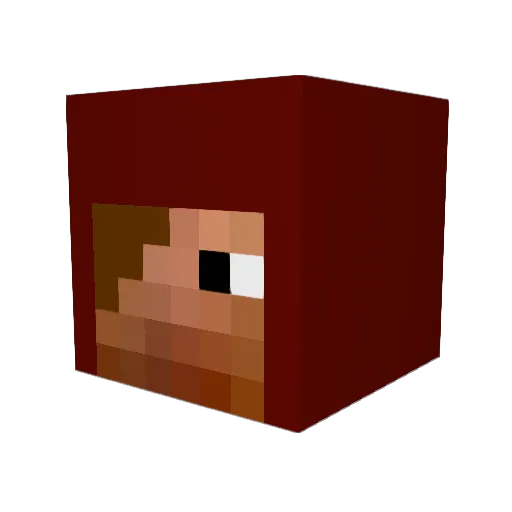Skip3211 Minecraft avatar head, 3D render