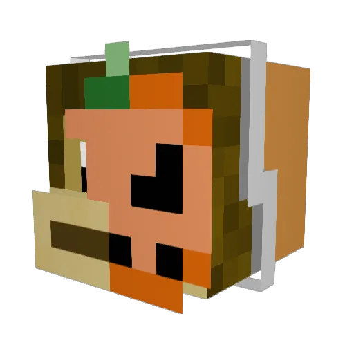 Skipper756 Minecraft avatar head, 3D render