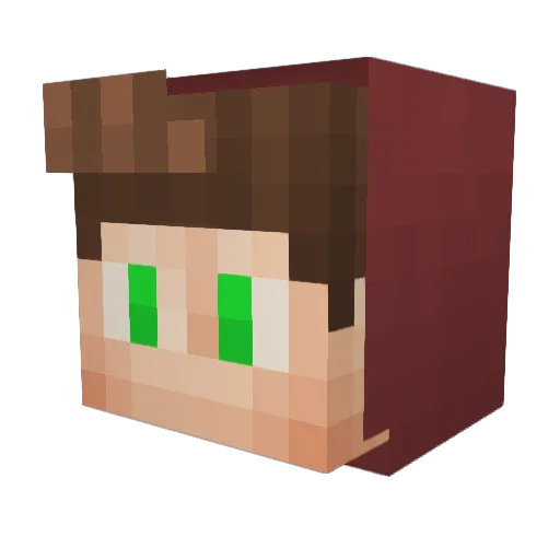 SkipperBoZZ Minecraft avatar head, 3D render