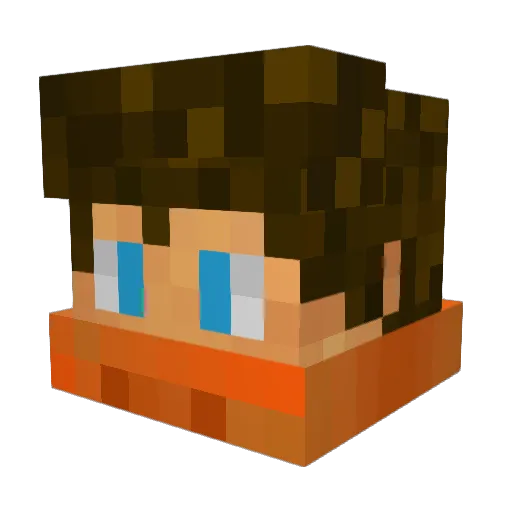 SkipperWraith Minecraft avatar head, 3D render