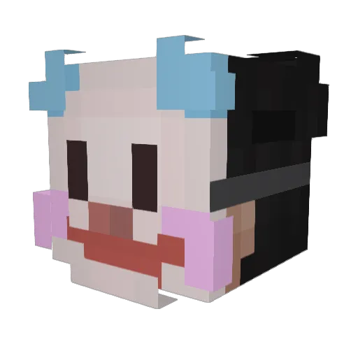 SkippyDingle Minecraft avatar head, 3D render