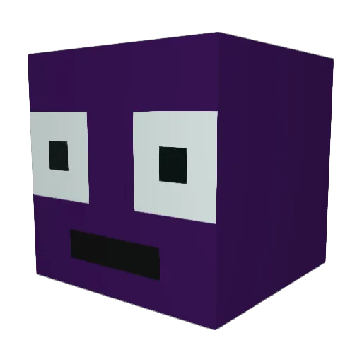 SkippzPvp Minecraft avatar head, 3D render