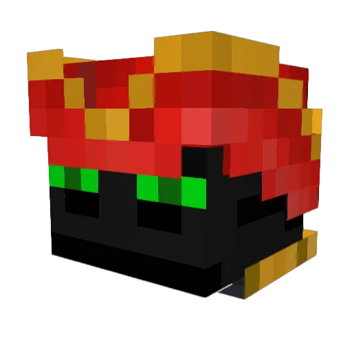 Skips25 Minecraft avatar head, 3D render