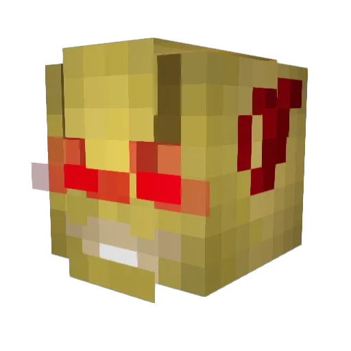Skipz_ Minecraft avatar head, 3D render