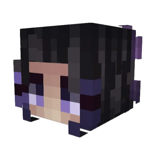 Skirmirzh Minecraft avatar head, 3D render
