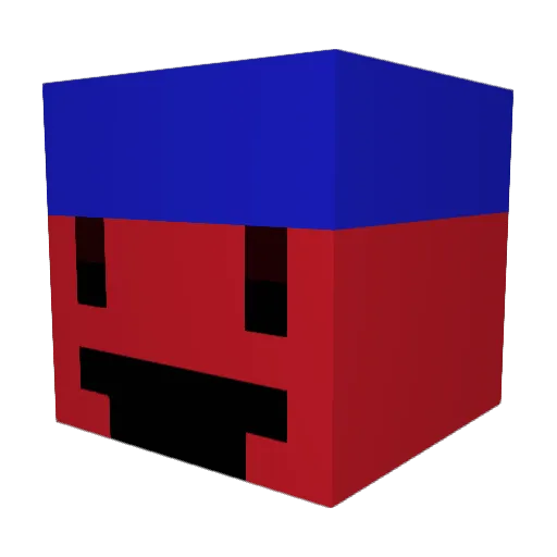 Skiryn Minecraft avatar head, 3D render