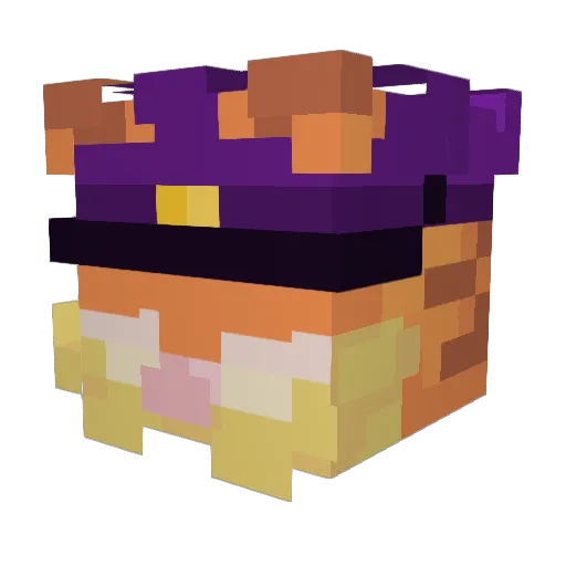 SkitKit901 Minecraft avatar head, 3D render