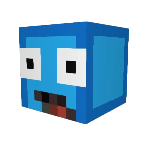 Skitchy14 Minecraft avatar head, 3D render