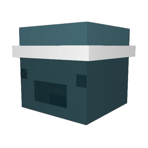 Skitlle Minecraft avatar head, 3D render