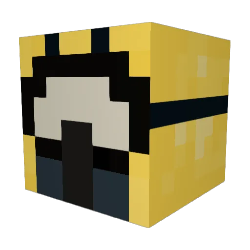 Skitodo Minecraft avatar head, 3D render