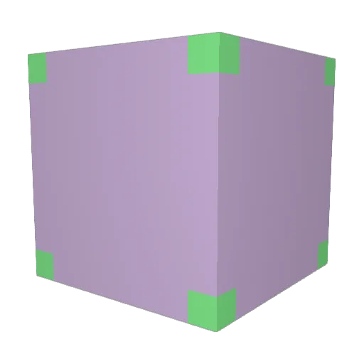 SkittI3 Minecraft avatar head, 3D render