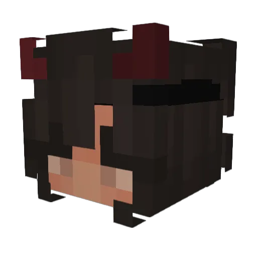 Skittle772 Minecraft avatar head, 3D render