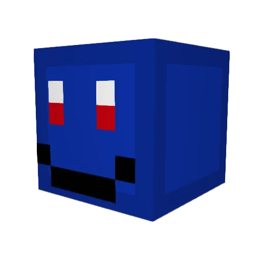 Skittle84 Minecraft avatar head, 3D render