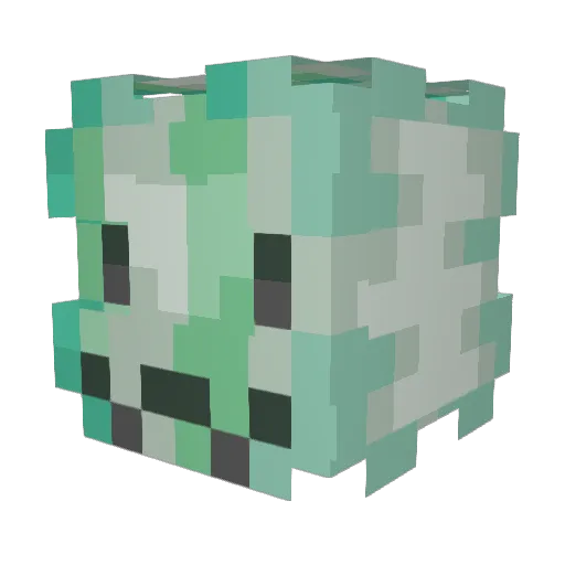 Skittles0514 Minecraft avatar head, 3D render
