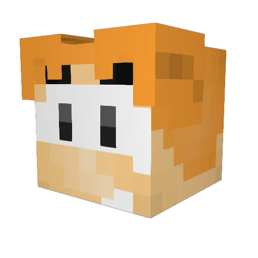 Skittlescandy32 Minecraft avatar head, 3D render