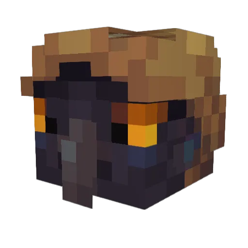 Skittlez_IB Minecraft avatar head, 3D render