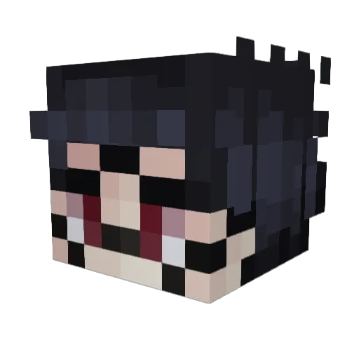 Skittlz121 Minecraft avatar head, 3D render