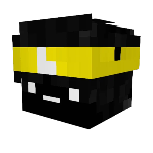 SkizZen Minecraft avatar head, 3D render