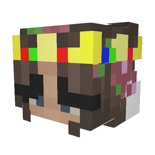 Skizmo321 Minecraft avatar head, 3D render