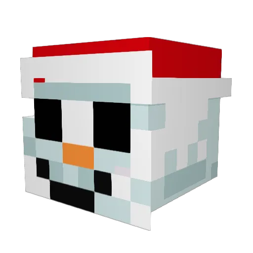 Skizzle_1 Minecraft avatar head, 3D render