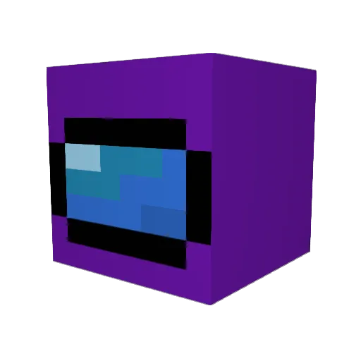 Skizzmangle Minecraft avatar head, 3D render