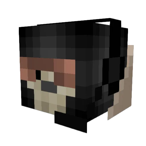 SkizzyZ33 Minecraft avatar head, 3D render