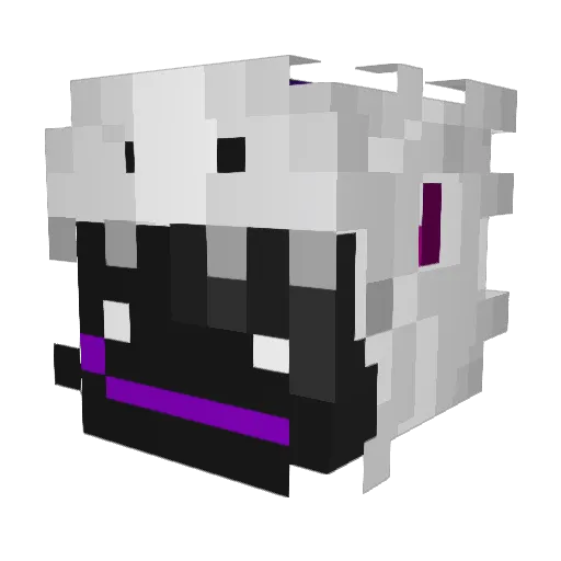 Skledy Minecraft avatar head, 3D render