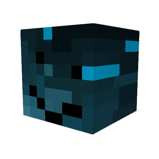 Skloppy Minecraft avatar head, 3D render