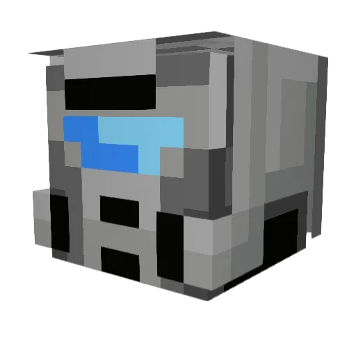 SklounceDraxer Minecraft avatar head, 3D render