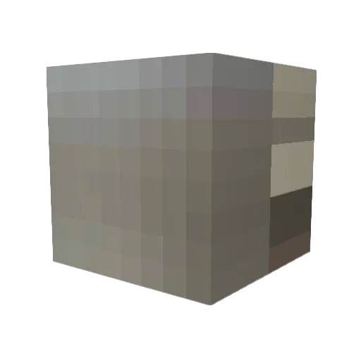 Sklurble Minecraft avatar head, 3D render