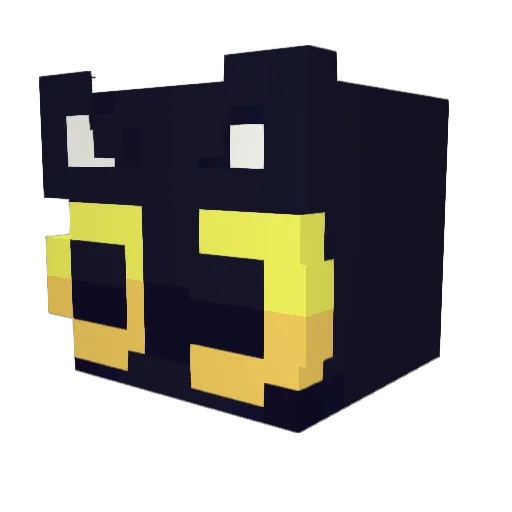 Skonkle Minecraft avatar head, 3D render