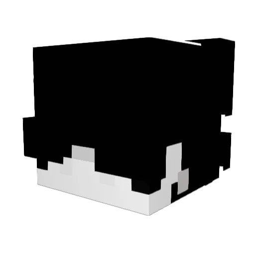 Skoretyy Minecraft avatar head, 3D render