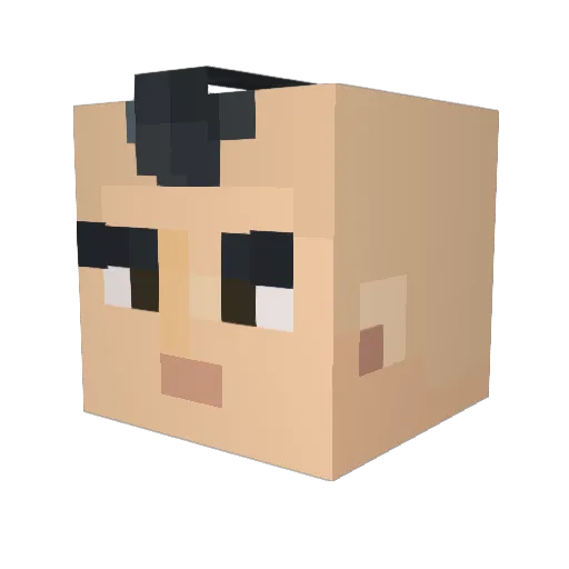 Skorpio5769 Minecraft avatar head, 3D render