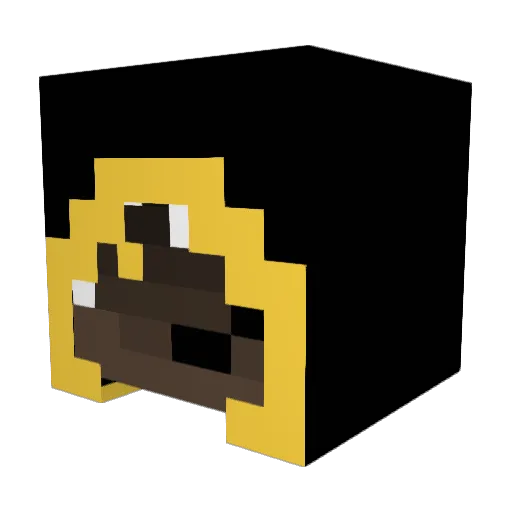 Skorpius666 Minecraft avatar head, 3D render