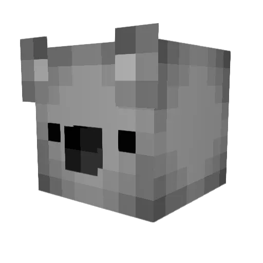 Skorpus22 Minecraft avatar head, 3D render