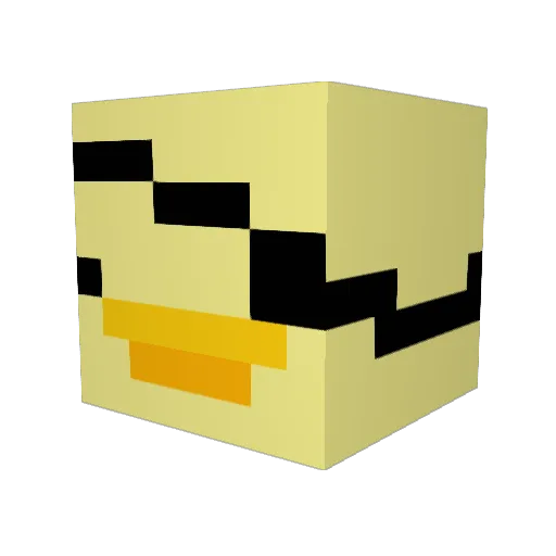 Skorsteinen_din Minecraft avatar head, 3D render