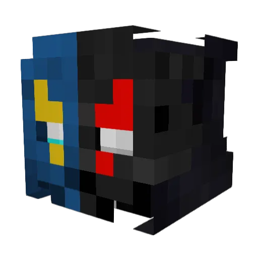 Skorzenyz Minecraft avatar head, 3D render