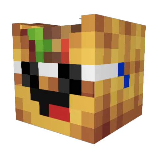 Skova99 Minecraft avatar head, 3D render