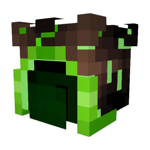 Skrailey Minecraft avatar head, 3D render