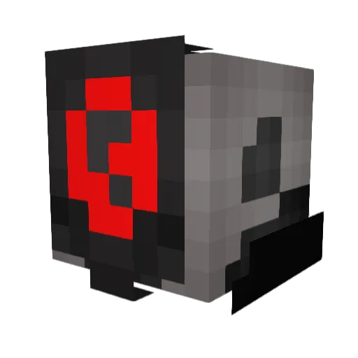 Skrain_ Minecraft avatar head, 3D render